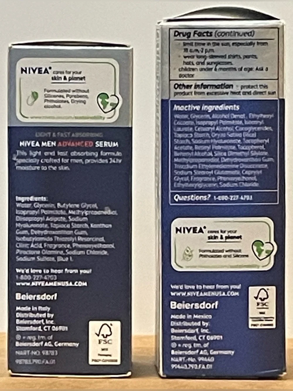 NIVEA MEN Age Defense Daily Face Moisturizer & Serum Duo